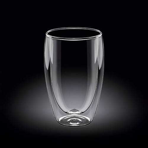 Стакан 400мл с двойными стенками Thermo Glass Wilmax 888734