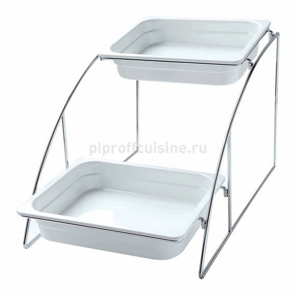 Подставка 2-ярусная для гастроемкостей GN1/2 (36х52,5х32,5см) P.L.-SUN. MWS12C 81200572 Подставка 2-ярусная для гастроемкостей GN1/2 (36х52,5х32,5см) P.L.-SUN. MWS12C 81200572
