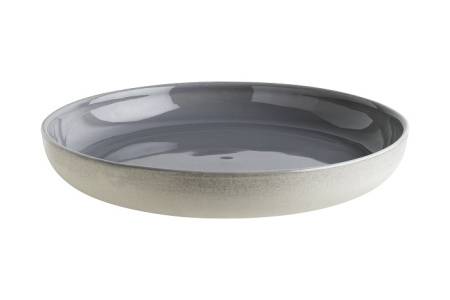 Тарелка глубокая 240 мм 400 мл серый Ground Bonna GRSGRO24CK