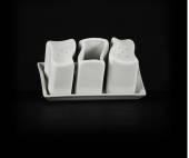 Набор для специй с+п+з Волна Chan Wave (Classic) Ivory LQ-QSP0003/2 фк0326.