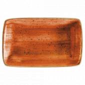 Блюдо прямоугольное 15х9см фарфор Moove Aura Terracota Bonna ATCMOV16DKY b