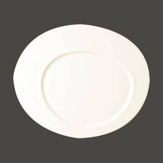 Тарелка овальная 340х280мм Cayenne плоская, фарфор  AllSpice RAK Porcelain SPEG36 