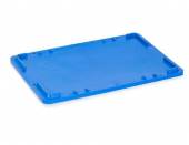 Крышка к ящику 600*400 мм. сплошная синяя 65079