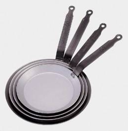 Сковорода 260мм блинная нерж. индукция De Buyer "Carbone Steel" 5120.26 53119 Сковорода 260мм блинная нерж. индукция De Buyer "Carbone Steel" 5120.26 53119