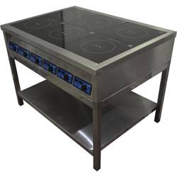 Плита индукционная ЦМИ ПИ-6 комбинир. (конфорка 3х3,5/3х5кВт) Плита индукционная ЦМИ ПИ-6 комбинир. (конфорка 3х3,5/3х5кВт)