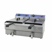 Фритюрница 16л+16л Airhot EF16+16 с краном