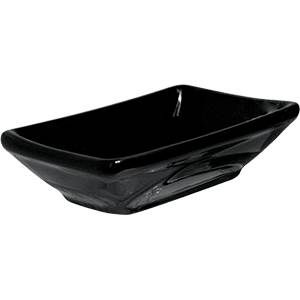 Соусник прямоугольный 90мм Kunstwerk фарфор черный A18741W13 03040385 Соусник прямоугольный 90мм Kunstwerk фарфор черный A18741W13 03040385