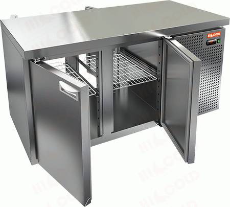Стол холодильный сквозной HICOLD GNT 11 HT 4 двери Стол холодильный сквозной HICOLD GNT 11 HT 4 двери