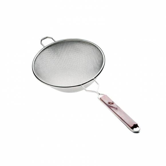 Сито 260 мм. нерж. размер ячейки 1,5*1,5 мм. с дерев. ручкой /1/50/ Сито 260 мм. нерж. размер ячейки 1,5*1,5 мм. с дерев. ручкой /1/50/