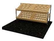 Стеллаж хлебный настольный 1625мм Stone Island Gastrolux, 2 полки