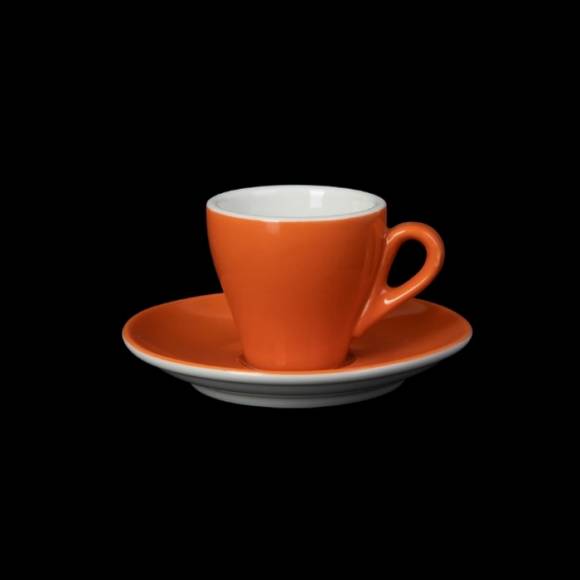 Кофейная пара 80мл Corone Gusto оранжевая фк1733 Кофейная пара 80мл Corone Gusto оранжевая фк1733