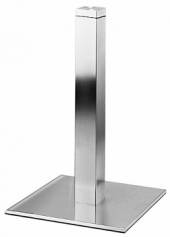 Подстолье из полированной нерж. стали 1267EM для стеклянной столешницы