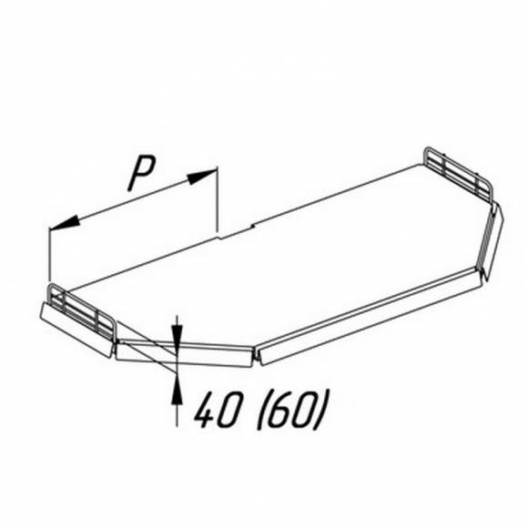 Ограничитель Торцевой боковой высокий угловой 300 Н, диаметр 5 мм New МХМ Купец