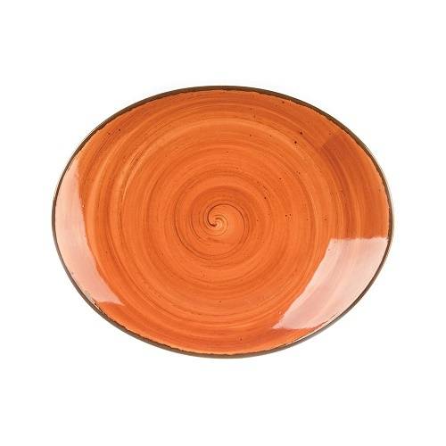 Тарелка овальная 220х180мм фарфор Fusion Brown Shore P.L. 81223218 /8/ Тарелка овальная 220х180мм фарфор Fusion Brown Shore P.L. 81223218 /8/