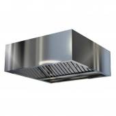 Зонт вытяжной пристенный коробчатый 2200*1200 Зонт вытяжной пристенный коробчатый 2200*1200