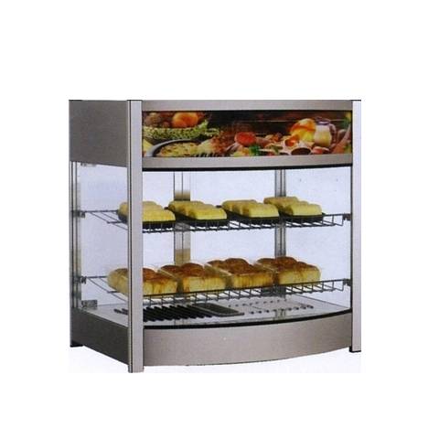 Витрина тепловая 107л с изогнутым фронтальным стеклом Koreco RTR107L 9058