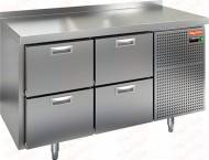 Стол холодильный Hicold GN22/TN 4 ящика