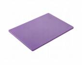 Доска разделочная 450x300x11мм. п/п фиолетовая поверхность шагрень MGprof 1710