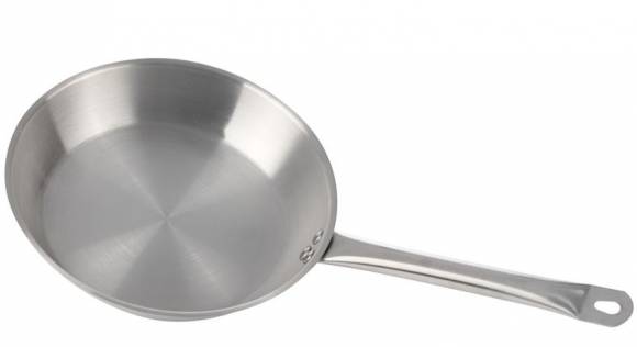 Сковорода 320х50мм нерж. тройное дно индукция Luxstahl C24131