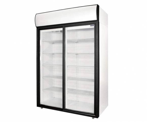 Шкаф холодильный демонстрационный Polair DM114SD-S купе пропан