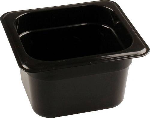 Гастроемкость GN1/6-100 п/п черная (Рестола) Рс  422102013 2,2л /24/