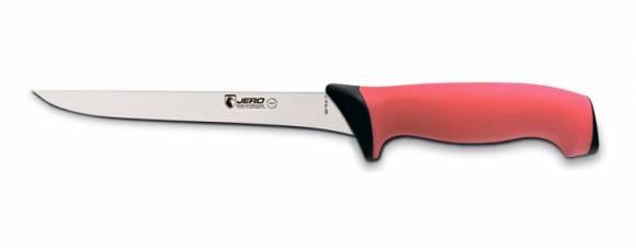 Нож кухонный филейный TR 18 см Jero красная рукоять 2207TRR