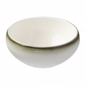 Салатник «Айсио»; фарфор; D=180, H=78мм; белый, серый T8600992