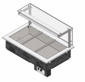 Мармит для вторых блюд встраиваемый с полкой Г-тип RM22DH Drop In 1105x700x805мм