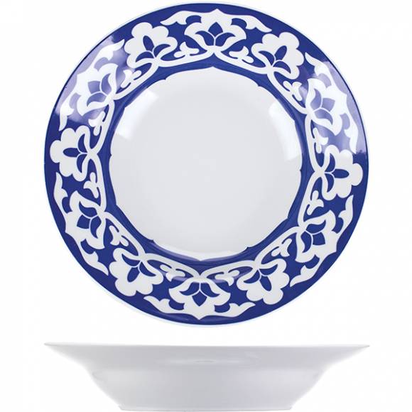 Тарелка глубокая «Идиллия-Восток» 230мл D=200 H=55мм Добрушский фарфор 8C1064 /1/20/ Тарелка глубокая «Идиллия-Восток» 230мл D=200 H=55мм Добрушский фарфор 8C1064 /1/20/