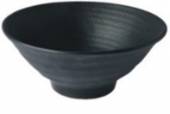 Миска под лапшу черная меламин 900мл 180 мм Brush P.L. JW1007 /6/