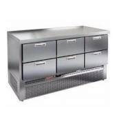 Стол холодильный Hicold SNE 222/TN 6 ящиков (агрегат внизу) Стол холодильный Hicold SNE 222/TN 6 ящиков (агрегат внизу)