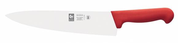 Нож поварской 300/450 мм. Шеф красный, узкое лезвие PRACTICA Icel 24400.3027000.300