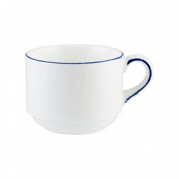 Чашка чайная 210мл фарфор Banquet Retro Bonna E101BNC01CF синий край