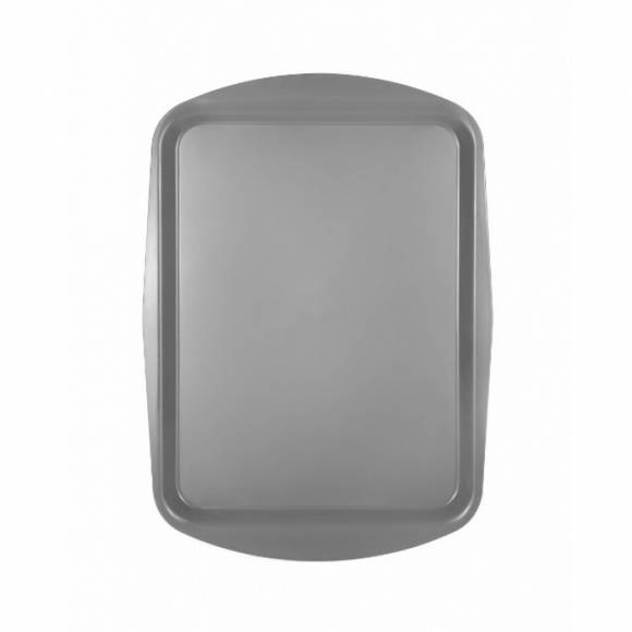 Поднос прямоугольный 49х36см серый полипропилен особо прочный мки39/12.1