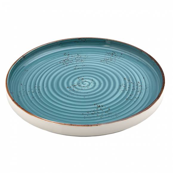 Тарелка мелкая с бортом 190мм фарфор Infinity By Bone HL-IN-19-RD /6/