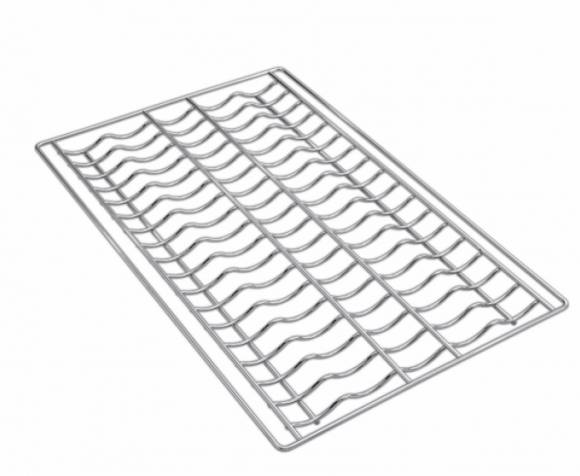 Решетка для багета рифленная 435х320мм Smeg (в комплекте 4 шт.) 3735 Решетка для багета рифленная 435х320мм Smeg (в комплекте 4 шт.) 3735
