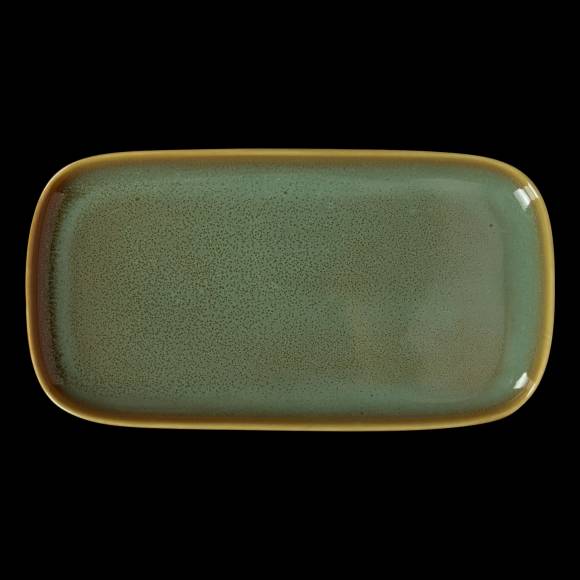 Блюдо прямоугольное 300х165мм  Corone Primavera зеленый фк2210