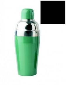 Шейкер 480мл нерж. черный винил.покр. Deluxe  MGSteel CSD16Vblack