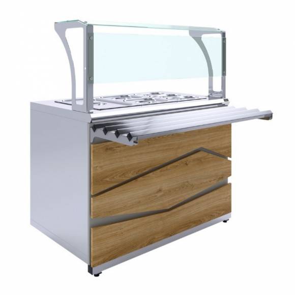 Мармит вторых блюд паровой Zigzag Luxstahl МВП (С)-1500 Premium