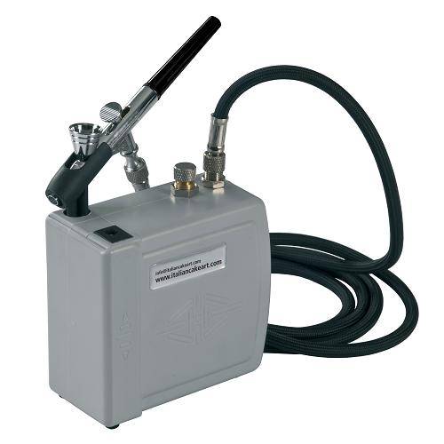 Набор для декорирования Martellato DECOCP01 (аэрограф и мини-компрессор 1,5 бар) Набор для декорирования Martellato DECOCP01 (аэрограф и мини-компрессор 1,5 бар)