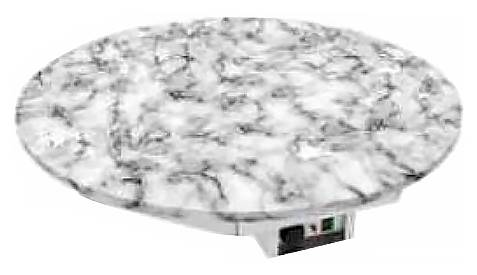 Поверхность охлаждаемая встраиваемая круглая Gastrolux ВТП-120/К искусств. камень