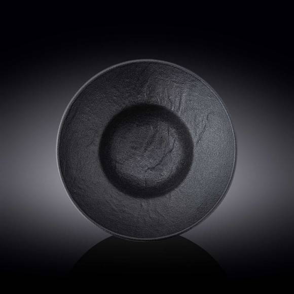 Тарелка глубокая 255мм 1500 мл Wilmax WL-661114/A черная /2/12/