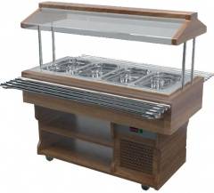Салат-бар охлаждаемый WoodLine под 3GN ПО-127/3GN/W