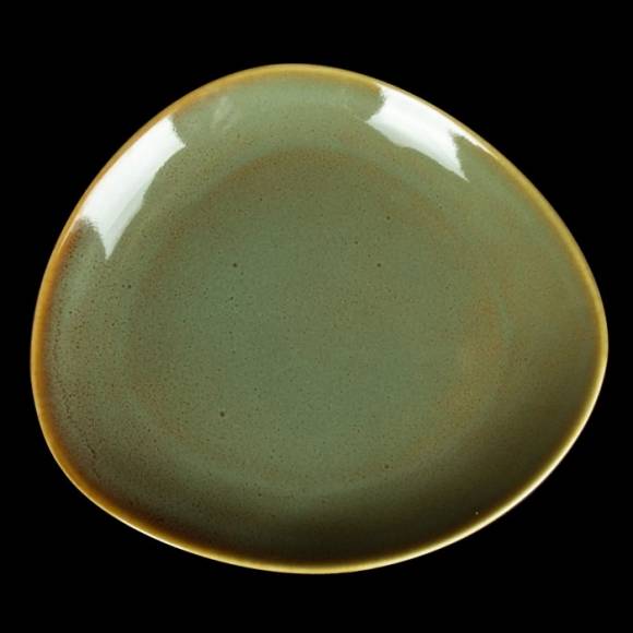 Тарелка фигурная 210мм  Corone Primavera зеленый фк2208