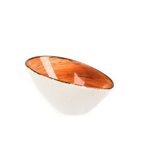Салатник 120х90мм фарфор Fusion Brown Shore P.L.  81223198 /6/