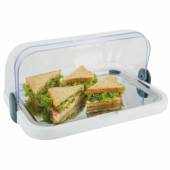 Поднос сервировочный 44х32см h=20,5см пласт+нерж. с крышкой Roll-Top с охлаждением APS 09100 43758 Поднос сервировочный 44х32см h=20,5см пласт+нерж. с крышкой Roll-Top с охлаждением APS 09100 43758