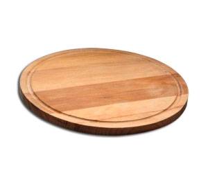 Доска для пиццы 400х20мм с бороздкой Доски буковые