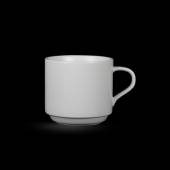Чашка чайная 250мл 80х74мм Corone Simplice фарфор белый LQ-QK15017B фк030