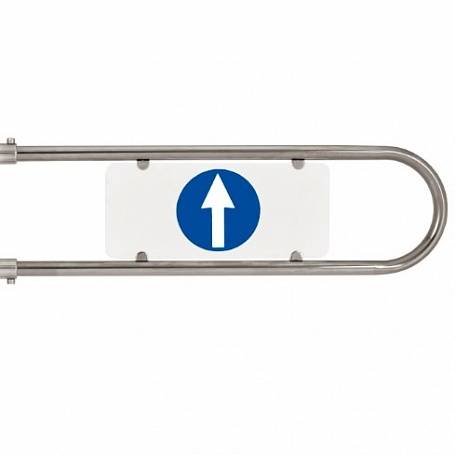 Дуга на калитку Ростов-Дон К11 левая 700мм хром 0005-01