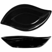 Салатник-лист черный 58мл H=20 L=135 B=75мм «Кунстверк» A4023BL /1/144/